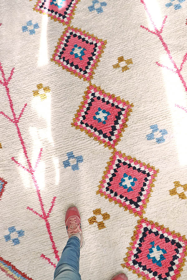 moroccan rugs, 8'x 10', girl's bedroom, pink, Baba Souk